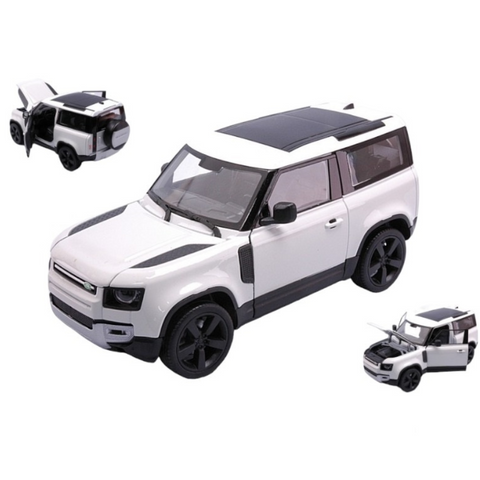Camioneta Land Rover Defenser 2020 Welly Blanco