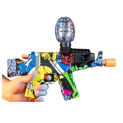 Rifle Lanzador Automático de Bolas de Hidrogel con Mira y Láser