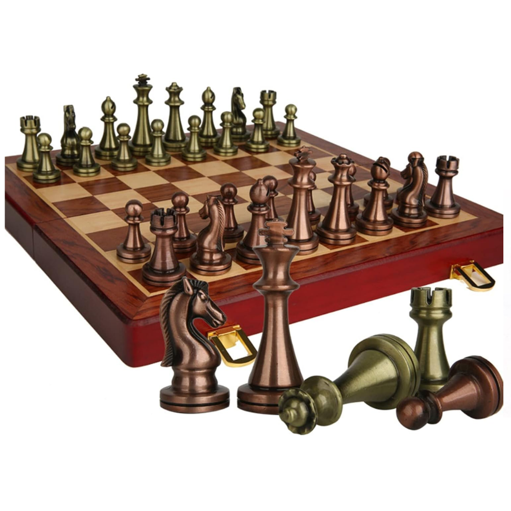 AJEDREZ FICHAS METALIZADAS VTR 665