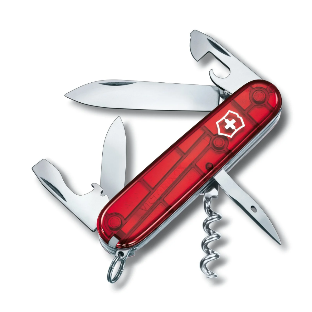 NAVAJA VICTORINOX SPARTAN ROJA TRANSP 1.3603.T