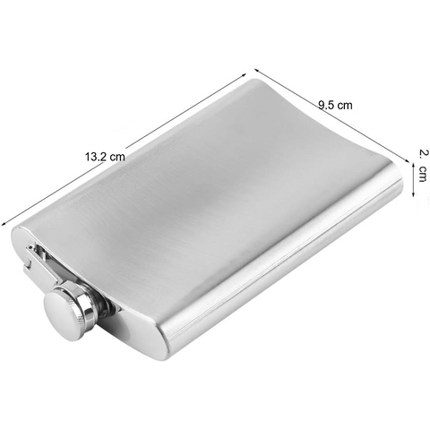 WHISKERA PLATEADA LISA 9OZ VTR-50