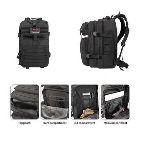 MORRAL BACKPACK TÁCTICO OUTDOOR