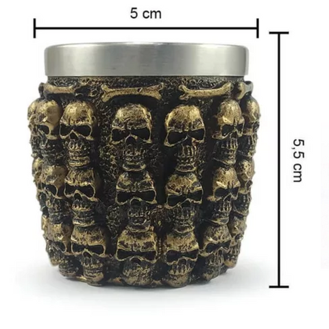 Copa Decorativa Calaveritas