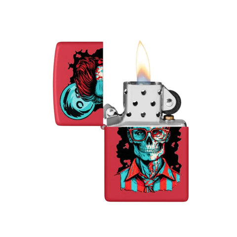 ENCENDEDOR ZIPPO ZOMBIE ROJO 46242