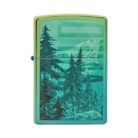 ENCENDEDOR ZIPPO MONTAÑA WILD VERDE 49461