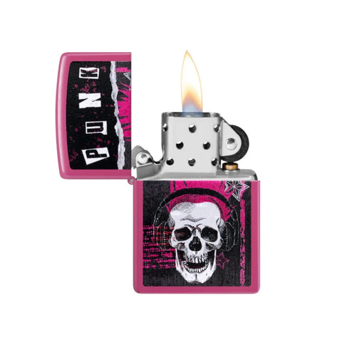 ENCENDEDOR ZIPPO CALAVERA PUNK 46430