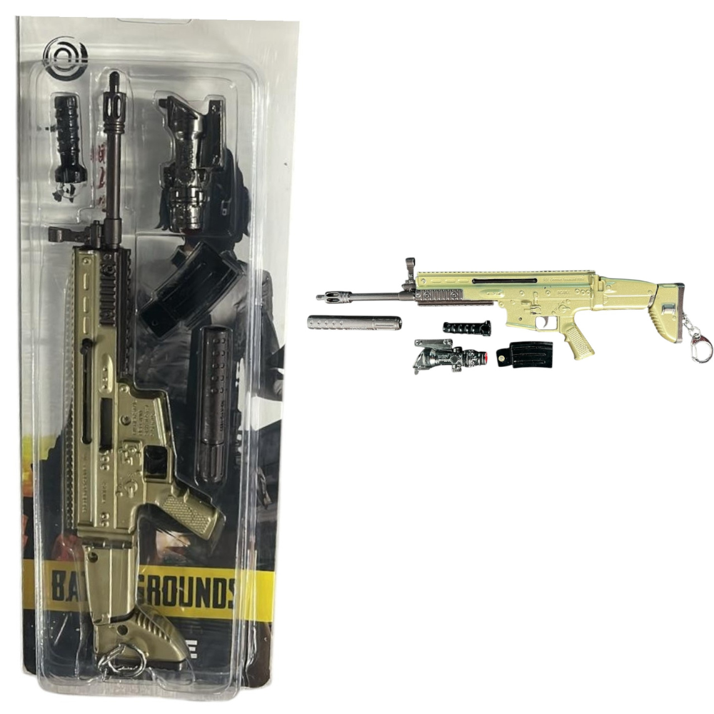 LLAVERO PISTOLA METAL