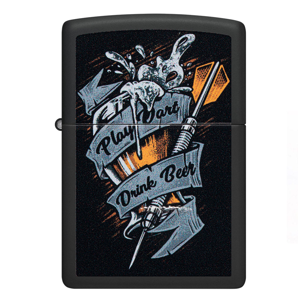 ENCENDEDOR ZIPPO CERVEZA NEGRO