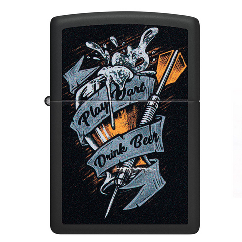 ENCENDEDOR ZIPPO CERVEZA NEGRO