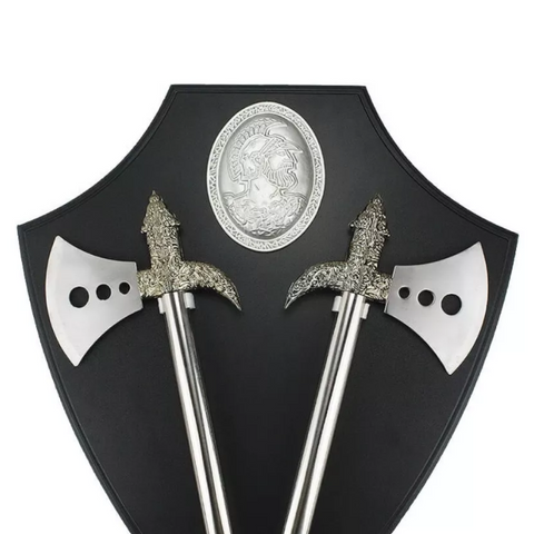ESCUDO MEDIEVAL HACHAS VTR 874