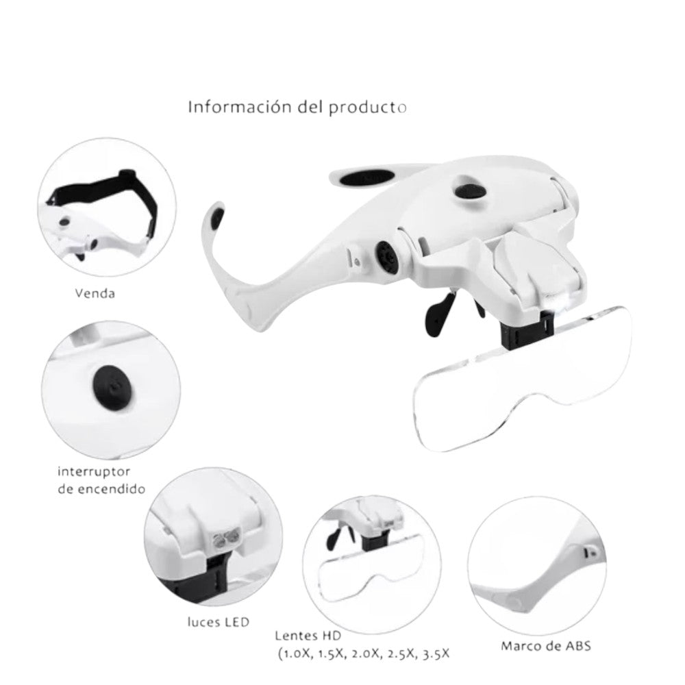 GAFAS LUPA RECARGABLE VTR-1225