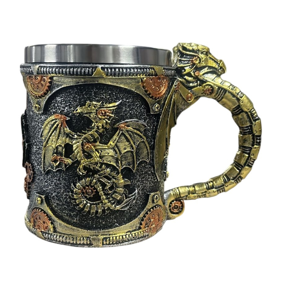 TAZA DRAGÓN DORADO VTR 852