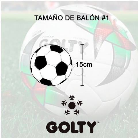 Balón Fútbol Coleccionable Golty Latir Airless Fem No.1