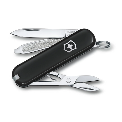 NAVAJA VICTORINOX CLASSIC SD DARK ILLUSION, CAJA PLEGABLE 0.6223.3G