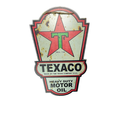 Placa Decorativa Metálica Texaco VTR-477