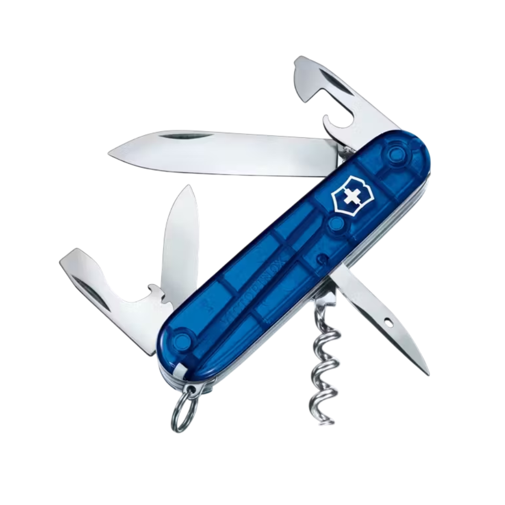 NAVAJA VICTORINOX SPARTAN AZUL TRANSPARENTE 1.3603.T2
