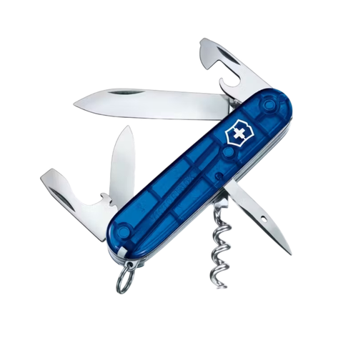 NAVAJA VICTORINOX SPARTAN AZUL TRANSPARENTE 1.3603.T2