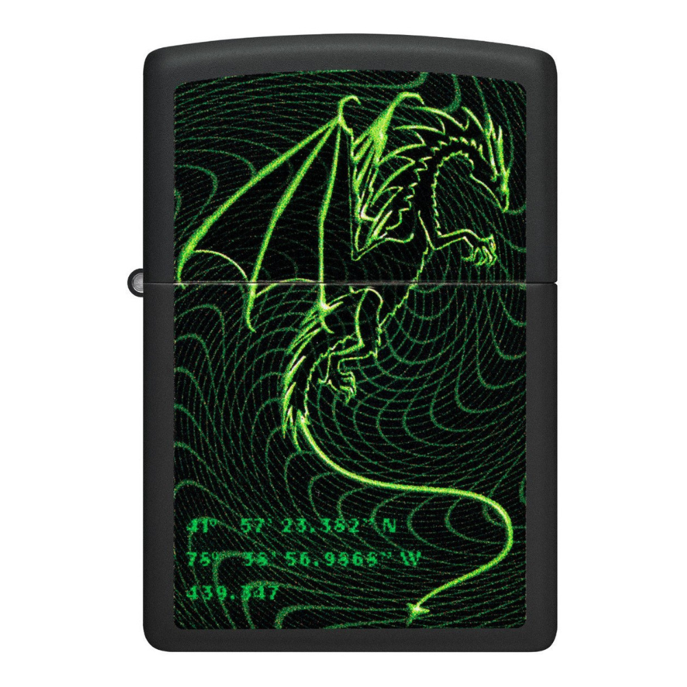 Encendedor Zippo Dragon Verde Cod 48497