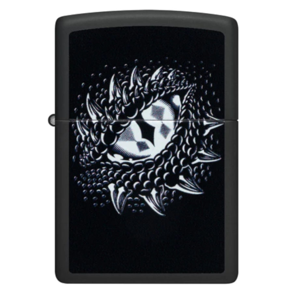 Encendedor Zippo Ojo de Dragon Negro Cod 48608