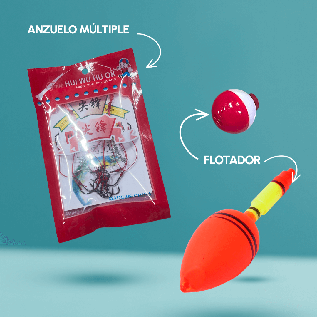KIT PESCA Y ACCESORIOS