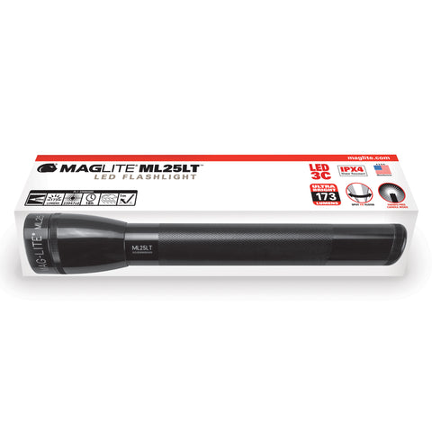 Linterna MAGLITE LED 3C Negra – ML25LT-S3015