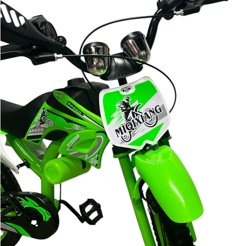 BICICLETA DISEÑO MOTO RIN 12