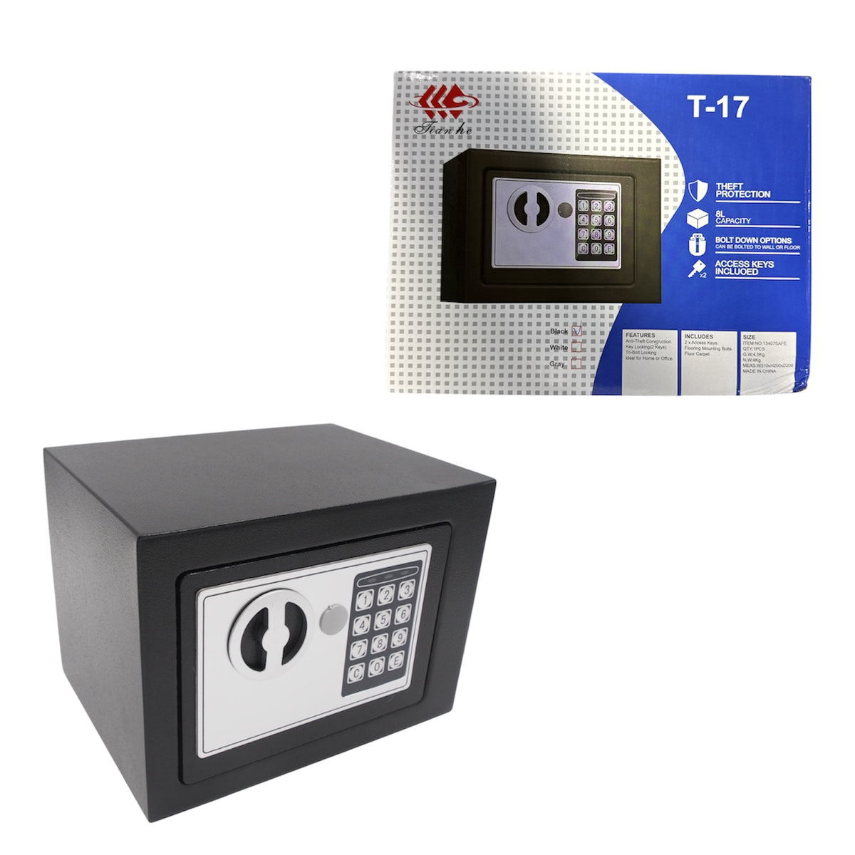 CAJA FUERTE METALICA VTR-1324