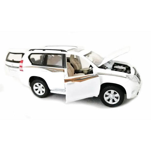 Camioneta Coleccionable Toyota Prado Land Cruiser Blanca