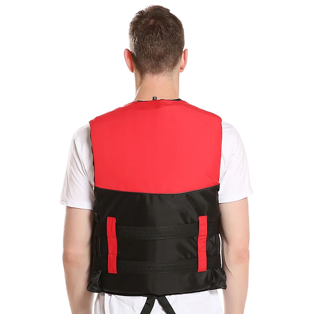 Chaleco de pesca Salvavidas con morral