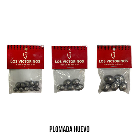 Plomada Pesca Huevo Paquete *5 y *10 unidades