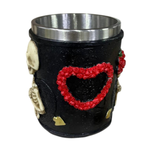 VASO TAZA CALAVERA NOVIOS VTR-1420