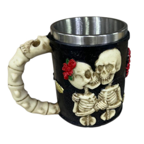 VASO TAZA CALAVERA NOVIOS VTR-1420