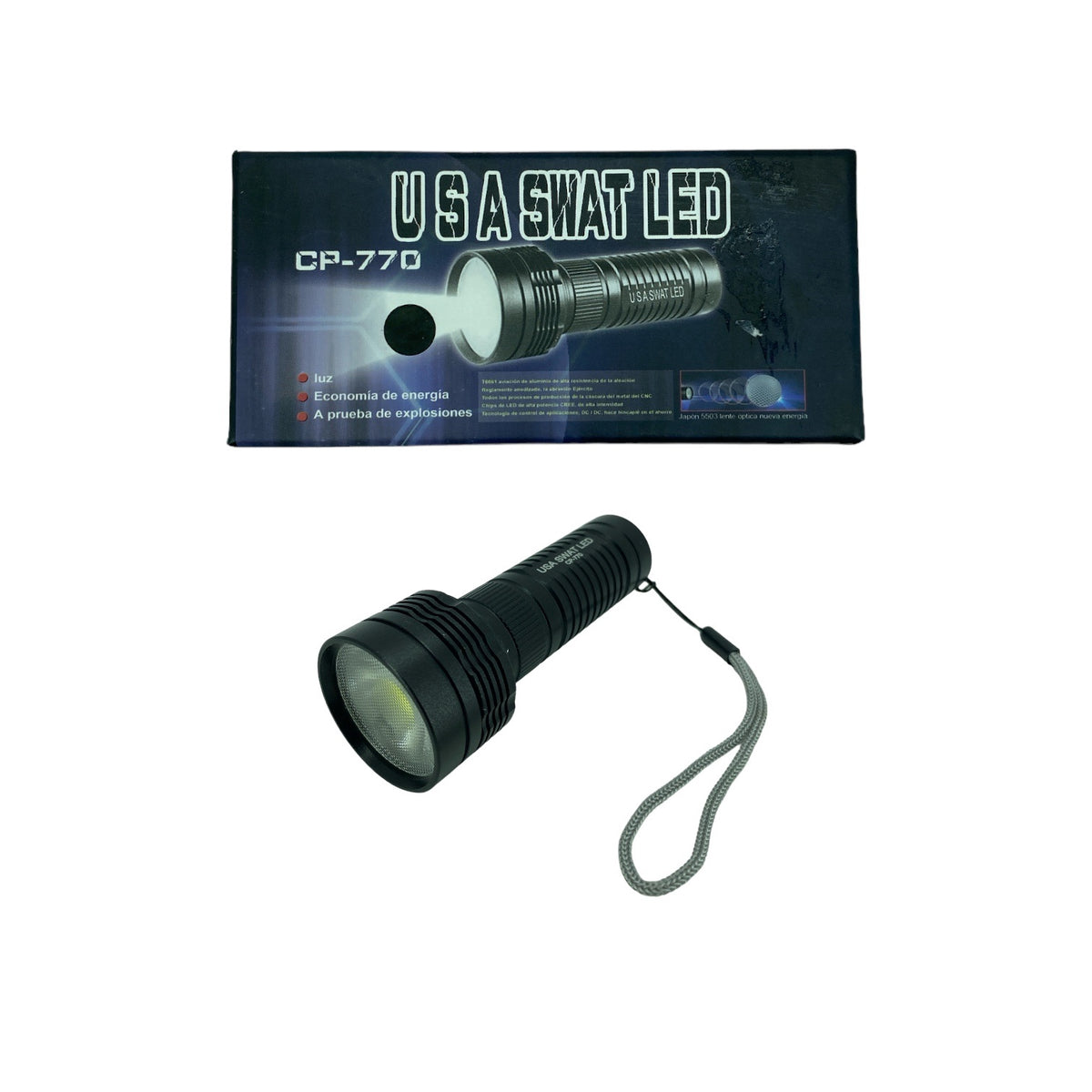 Linterna de Pilas Usa Swat Led 916-CP-770