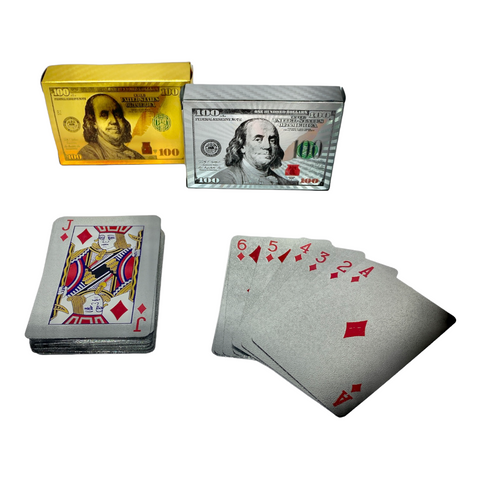 Cartas de poker naipes versión dólar VTR-317