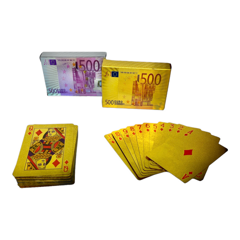 Cartas naipes de póker versión 500 EURO VTR-316