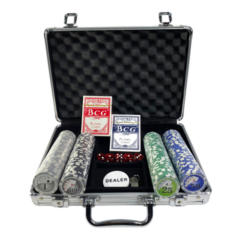 Set de póker en maleta de lujo x 200 fichas VTR-110