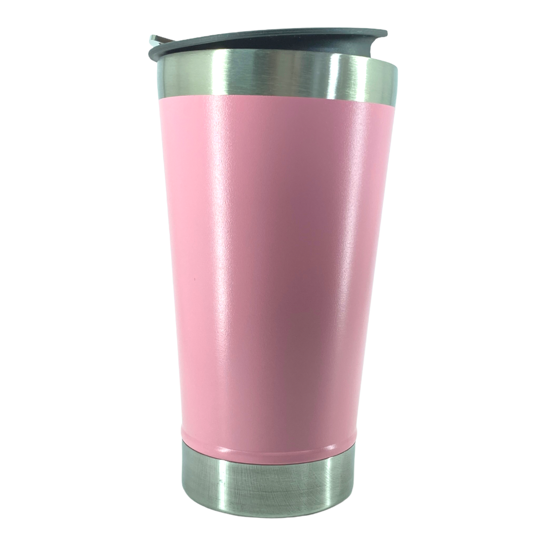 Termo en acero con tapa de plástico y destapador de botellas de acero VTR-276