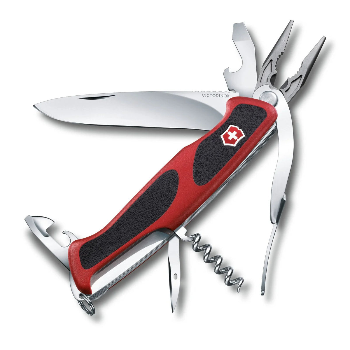 NAVAJA VICTORINOX RANGER GRIP 74 ROJO/NEGRO 0.9723.C